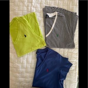 3 VGUC XL Ralph Lauren ss shirts